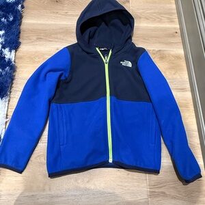 The North Face Kids Navy and Royal Blue Hoodie
